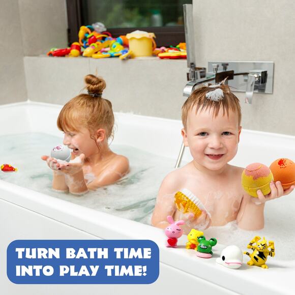 12 Bath Bombs for Kids with Surprise Toys Inside - Picture 4 of 8